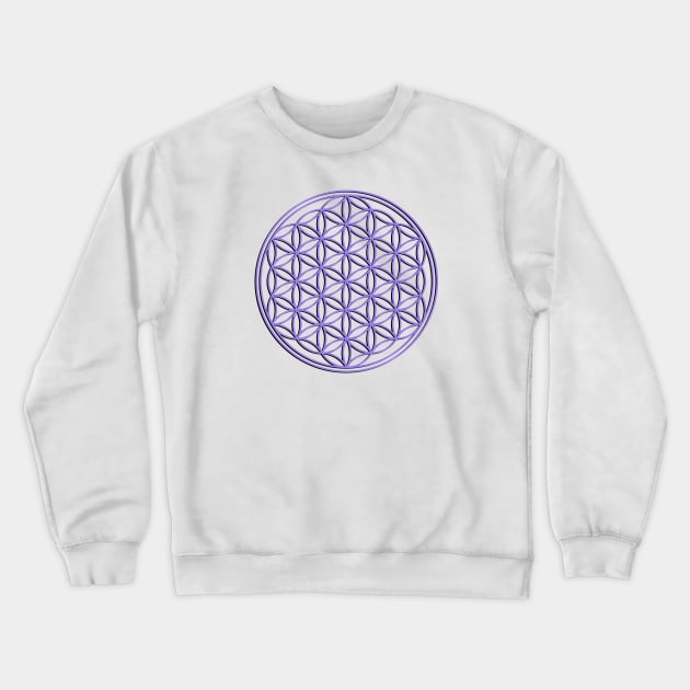 Sacred Geometry - Flower Of Life - Symbol 2 Crewneck Sweatshirt by EDDArt